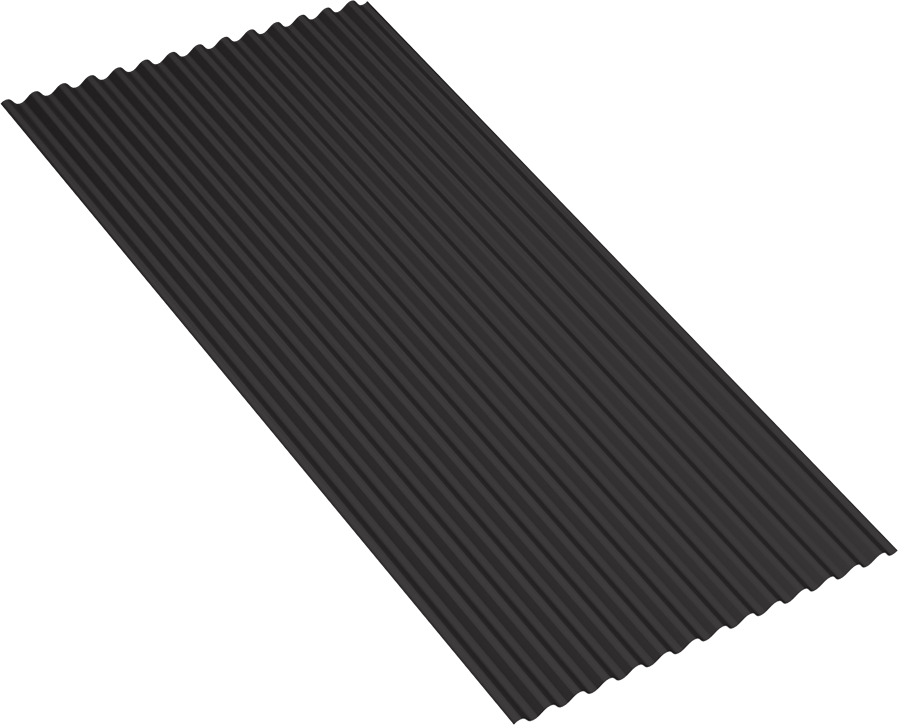 1 - Nu-Wave Corrugated - Midnight Bronze - Angled