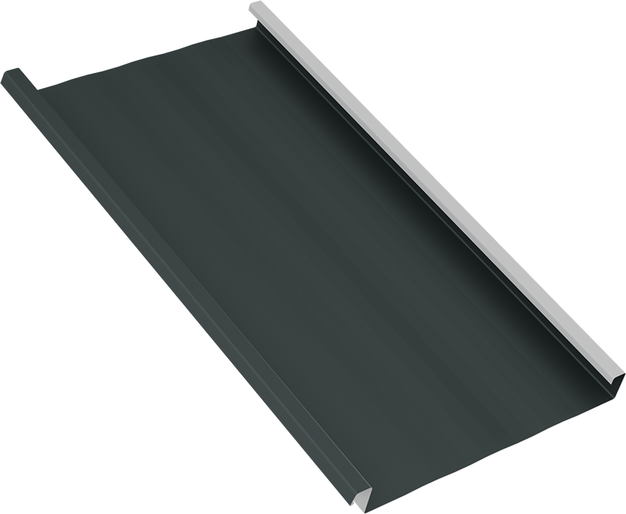 1 - Span-Lok - 16in - Striated - Forest Green - Angled