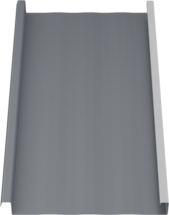 2 - SpanSeam - 16in - Striated - Old Town Gray - Facing