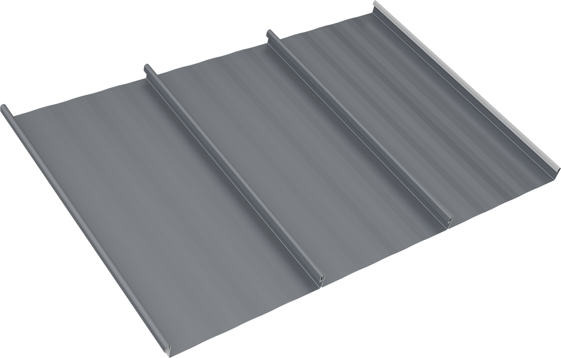 4 - SpanSeam - 16in - Striated - Old Town Gray - Angled
