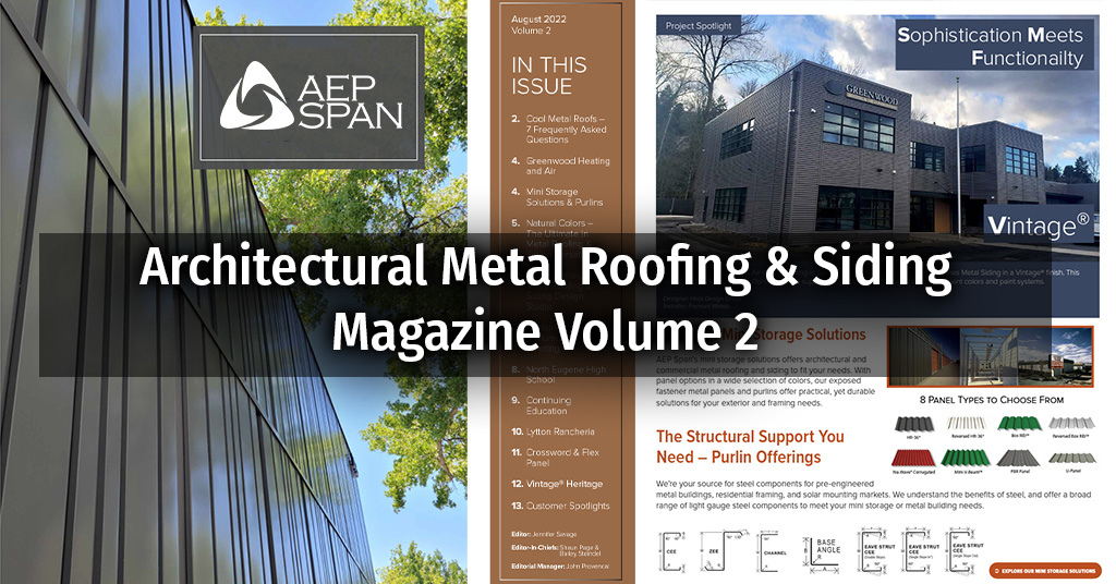 AEP Span Architectural Magazine Vol. 2 Now Available