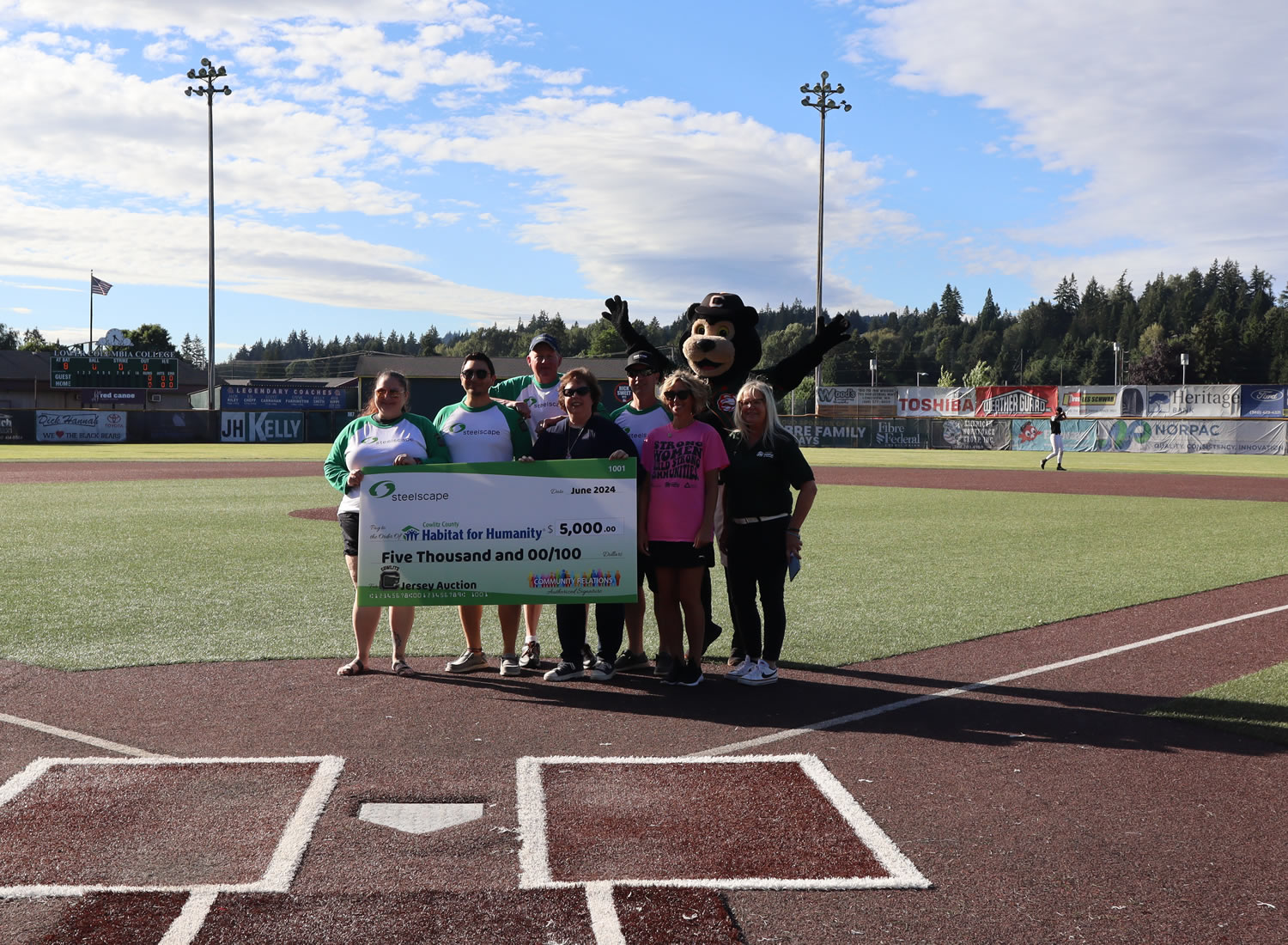 Black Bears Game & Habitat Donation 2023