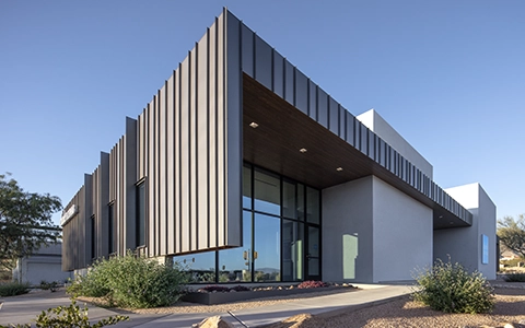 Charles Schwab Office Building Featuring AEP Span Metal Roofing