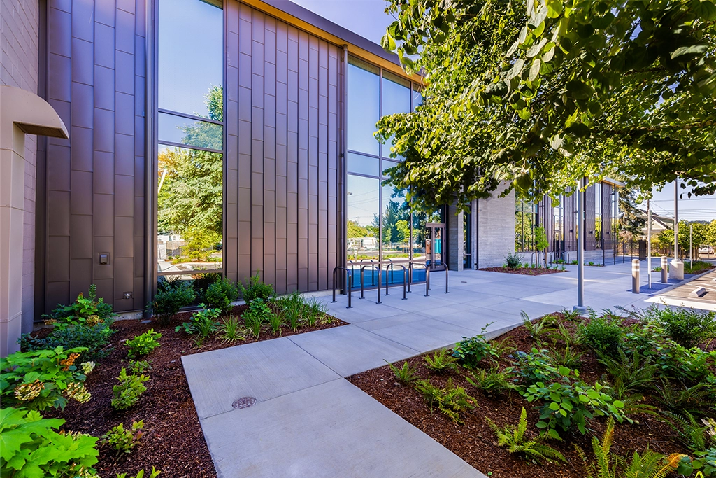 mt-scott-community-ctr-2 Mt. Scott Community Center featuring SpanSeam™, Select Seam®, Box Rib™ and Flush Panel from AEP Span.